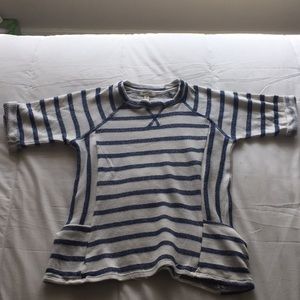 Girls unique striped tee